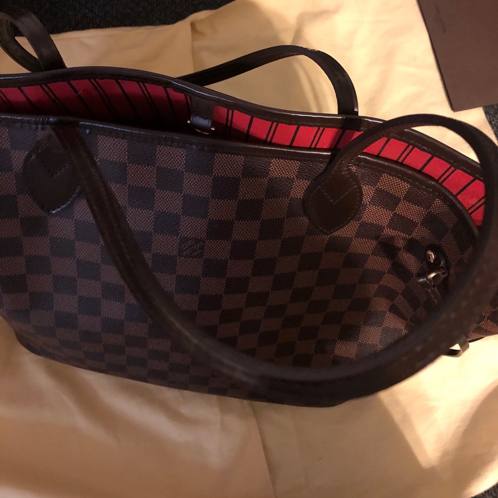 louis vuitton neverfull mm damier